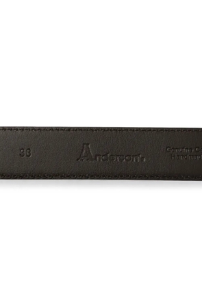 Anderson's buckle suede belt - Brown