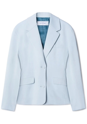 Off-White notcheded-lapels single-breasted blazer - Blue