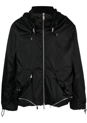 Off-White lightweight hooded jacket - Black