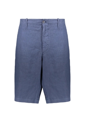 Fedeli linen shorts - Blue