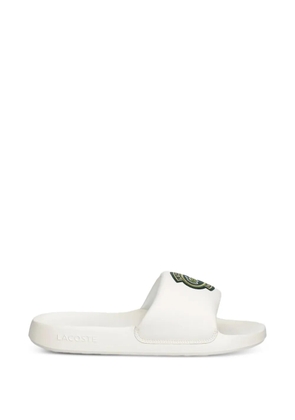 Lacoste Serve Slide 1.0 logo-patch slides - White