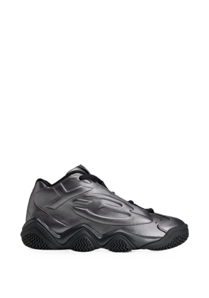 Y-3 Megaball sculptural leather sneakers - Silver