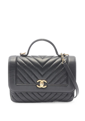 CHANEL Pre-Owned Mademoiselle V-stitch shoulder bag - Black