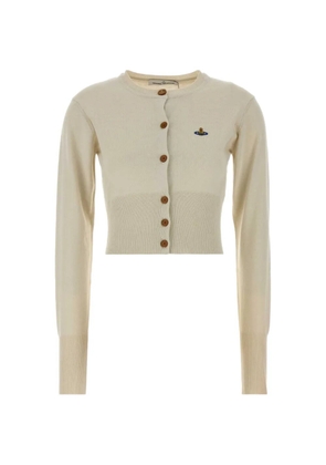 Vivienne Westwood Bea cropped cardigan - Neutrals
