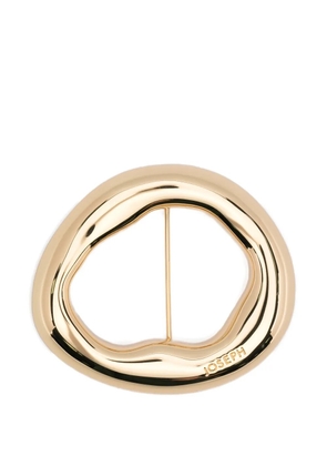 JOSEPH Bean logo-detail brooch - Gold