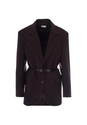 P.A.R.O.S.H. belted double-breasted blazer - Brown