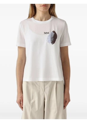 Max Mara logo-print short-sleeve T-shirt - White