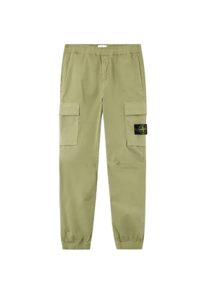 Stone Island logo-patch cargo pants - Green