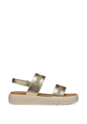 Geox Camalei glitter-detail touch-strap sandals - Gold