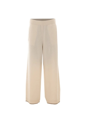 Brunello Cucinelli elasticated-waist cashmere trousers - Neutrals