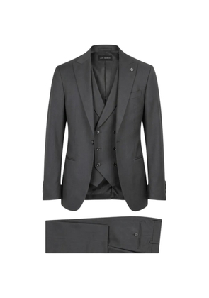 LUIGI BIANCHI MANTOVA single-breasted three-piece suit - Grey