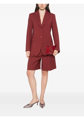 Max Mara Mstadorno belted pleated tailored shorts