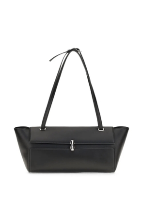 Savette Symmetry Trapeze leather shoulder bag - Black