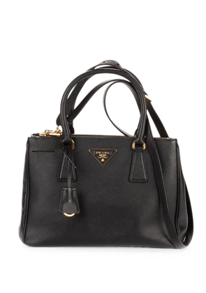Prada Pre-Owned small Galleria double-zip tote bag - Black