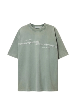 Alexander Wang logo-print T-shirt - Green