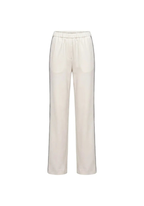 Peserico side-stripe track pants - White