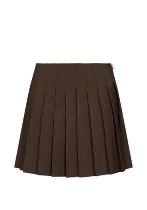 MM6 Maison Margiela pleated skirt - Brown