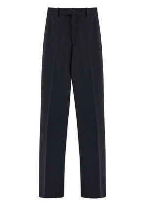 Ferragamo straight-leg cotton trousers - Black