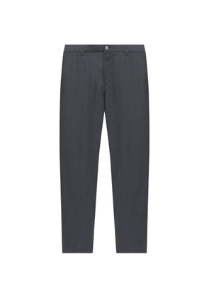 SAMSOE SAMSOE zip-up straight-leg trousers - Grey