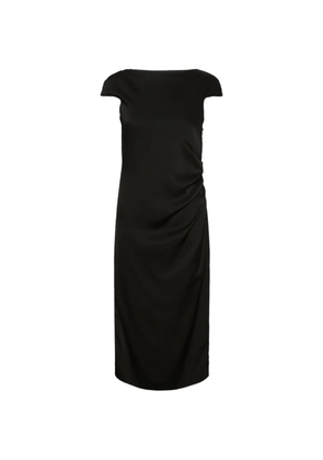 Max Mara side-slit midi dress - Black