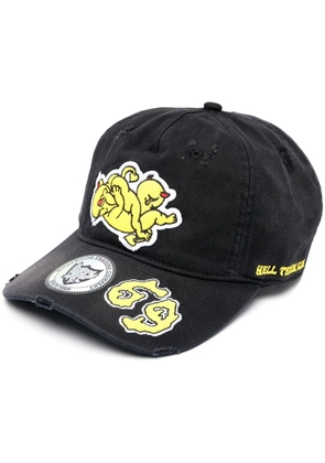 Htc Los Angeles patch-detail cotton cap - Black