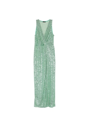 Hanita sequin-embellished maxi dress - Green