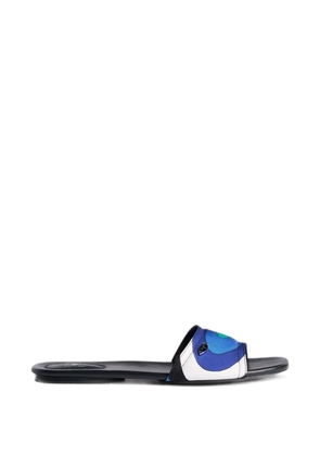 PUCCI Iride-print slides - Blue