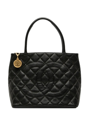 CHANEL Pre-Owned 1997-1999 Caviar Medallion tote bag - Black
