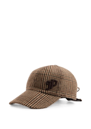 Patou check-pattern knot baseball cap - Neutrals