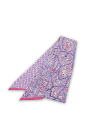 Hermès Pre-Owned Maxi Twilly printed scarf - Purple