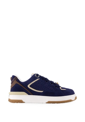 Versace Biggie Greca-pattern suede sneakers - Blue
