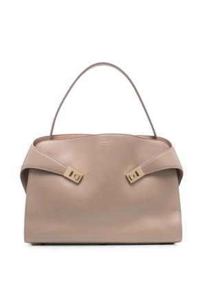 Ferragamo Hug leather shoulder bag - Neutrals