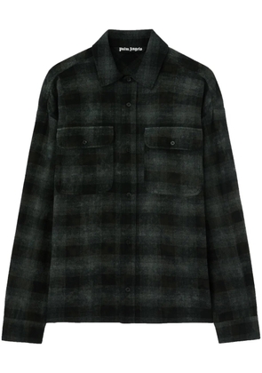 Palm Angels M Curved Logo shirt - Green