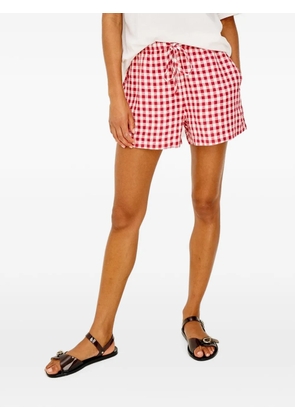 Rails gingham drawstring shorts - Red