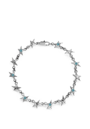 TWOJEYS stone-embellished star-detail bracelet - Silver