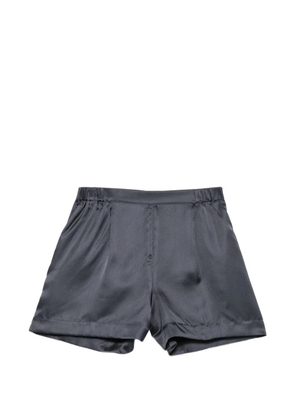 Carine Gilson satin shorts - Grey