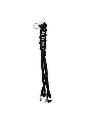 DSQUARED2 braided metal-detail keyring - Black
