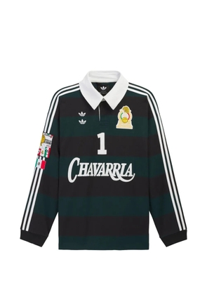 Willy Chavarria x Adidas portero rugby polo shirt - Black