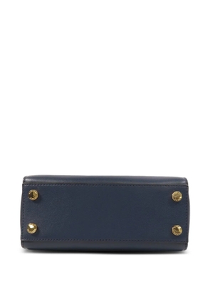Michael Kors Vintage logo-detail leather shoulder bag - Blue
