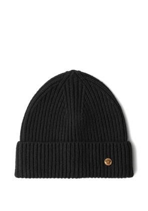 Versace ribbed wool-knit beanie - Black