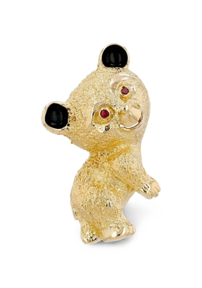 Cartier 1960s ruby and enamel bear brooch - Gold