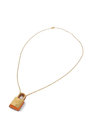 Hermès Pre-Owned padlock-pendant necklace - Gold