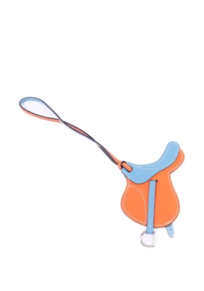 Hermès Pre-Owned Paddock Saddle bag charm - Orange