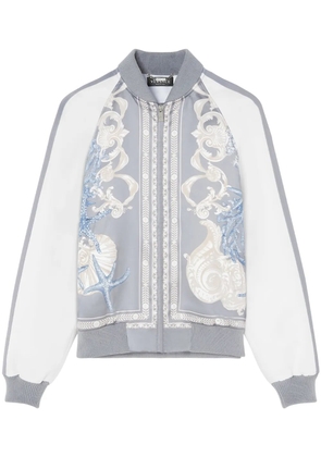 Versace Barocco Sea varsity jacket - Blue