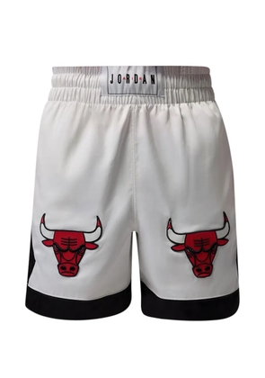 Jordan Flight bull-patch Muay Thai shorts - White