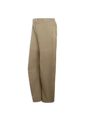 adidas logo-embroidered trousers - Neutrals