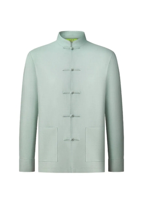 Shanghai Tang Tang frog-fastening shirt - Green