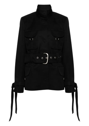 Off-White Co Cargo belted jacket - Black