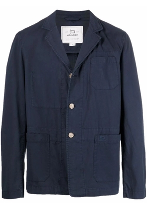 Woolrich single-breasted button blazer - Blue