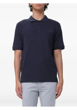 JECKERSON logo-print piqué polo shirt - Blue